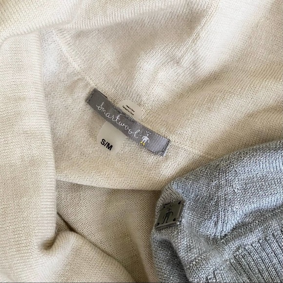 Smartwool - wool nokoni poncho pullover sweater circle hem cowl neck - Picture 7 of 7